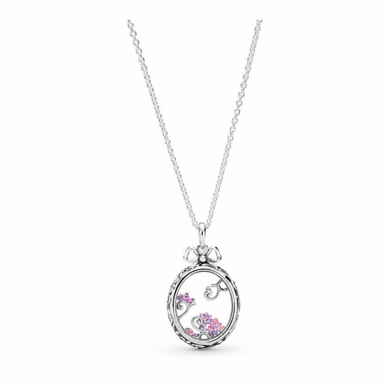 Pandora Locket of Dazzle Necklace Silver Egypt TJ7869245